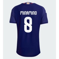Japan Takumi Minamino #8 Hemmatröja VM 2026 Korta ärmar